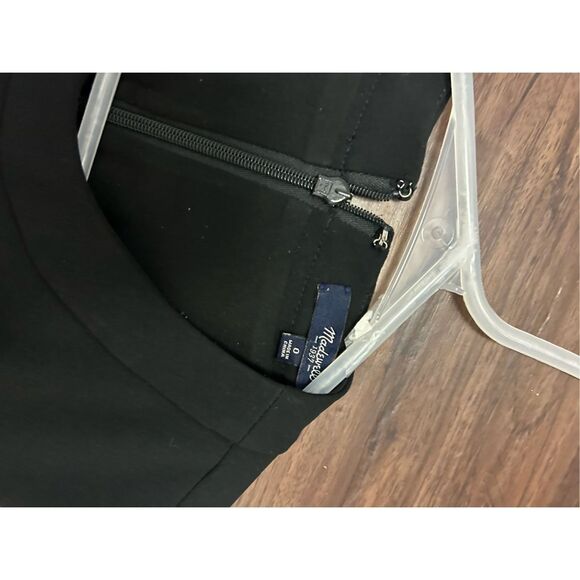 MADEWELL Anywhere Fit & Flare Black Sleeveless Dress, Sz 0, MSRP $148 - Picture 4 of 9